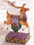 Santa's Sleigh Series - Reindeer with Blue Swirls: Christmas Magic