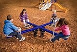 Four-Seat Teeter Totter See Saw In Ground Rider