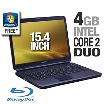 Sony VAIO VGN-NS290J/L 15.4-Inch Laptop (2.0 GHz Intel Core 2 Duo T6400 Processor, 4 GB RAM, 250 GB Hard Drive, Blu-ray Drive, Vista Premium) Blue