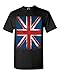 Union Jack Vintage British Flag T-Shirt Flag Shirts #13315 X-Large Black