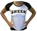 Tia's Womens Cheer Baseball Baby Tee