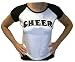 Tia's Womens Cheer Baseball Baby Tee