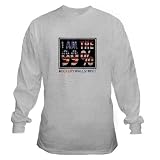 American Flag I AM THE 99% OWS Occupy Wall Street Protest Gray Long Sleeve T-Shirt X-LARGE
