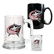 Columbus Blue Jackets 15oz Tankard, 15oz Ceramic Mug & 2oz Shot Glass Set - Primary Logo NHL Hockey