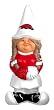 University of Arkansas Cheerleader Garden Gnome