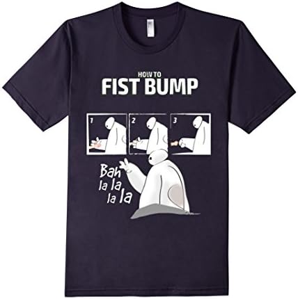 Men's HOW TO FISTBUMP! T-SHIRT 3XL Navy