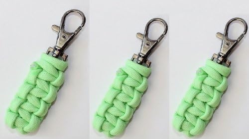 SENC Glow In the Dark Paracord Cobra Zipper Pulls (3-pack) (Yellow)