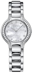 Ebel Women's 9003N18/991050 Beluga Mother-Of-Pearl Diamond Dial and Bezel Watch