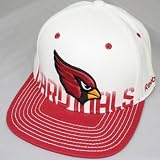 Arizona Cardinals Reebok White 2010 Sideline Player Pro Shape Flat Brim Flex Hat - Large-XL