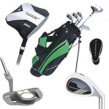 Young Gun GREEN LEFTY Junior set w/bag (for player heights 54 to 61)