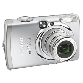 Canon IXUS 950 IS Digital Camera - Silver (8.0MP, 4x Optical Zoom) 2.5" LCD