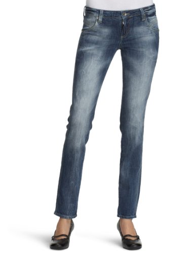 Meltin Pot Damen Jeanshose/ Lang MORINE D1287-UK410, Gr. 27/32, Blau (BS11-STRETCH BLUE DM Preisvergleich