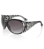 G by GUESS Zebra Plastic Sunglasses
