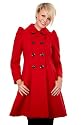 DE LA CR&Egrave;ME RED WOMENS WINTER COAT