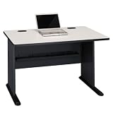 White Spectrum and Slate Gray 48 Desk