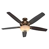 UPC 049694540614 product image for Hunter Fan Company 54061 Valerian 60-Inch Bronze Patina Ceiling Fan with Dark Wa | upcitemdb.com