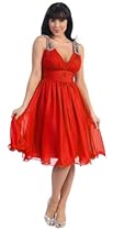 Hot Sale Formal Cocktail Party Short Prom Dress #622 (18, Red)