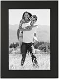 Malden Linear Black Picture Frame, 5 inches by 7 inches