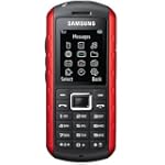 Unlocked Samsung Xplorer B2100 Solid Extreme Anti-Shock Waterproof Quad-Band Phone Red -International version with Embedded Flashlight