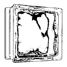 PITTSBURGH CORNING 110498 GLASS BLOCK 8X8X4 - DECORA (PACK OF 8) by PITTSBURGH CORNING