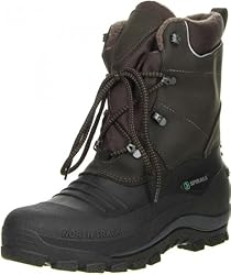 SPIRALE Damen Herren Winterstiefel Teflonbeschichtung Cadmium Nickel und Blei FREI braun, Größe:44;Farbe:Schwarz