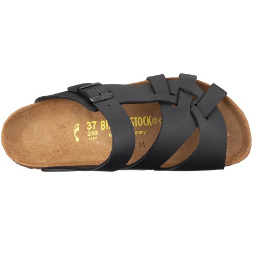 Birkenstock Arizona 51793, Unisex - Erwachsene Clogs & Pantoletten aus Birko-Flor, Schwarz (Schwarz), EU 42 (schmal)