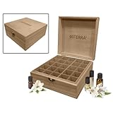 doTerra Logo Engraved Essential Oils Wooden Storage Box