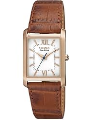 Women Watch Citizen EP5918-06A Ciena Eco-Drive Ciena Stainless Steel Case Leathe