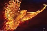 Phoenix Rising (Fire Bird) Art Poster Print - 24