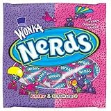 Wonka Nerds Grape Strawberry Candies - 1.6 Oz Each X 36 Per Pack