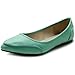 Ollio Women's Shoe Ballet Pointed Toe Pastel Low Flat