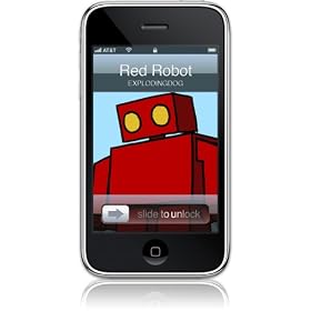 Gelaskin iPhone 3G - Red Robot Leaving the City
