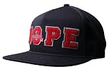 Dope Couture Varsity Snapback Black/Red Hat