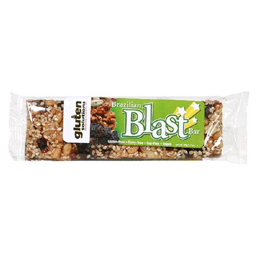 Gluten Solutions Brazilian Blast Bars, 1.7-Ounce Bars (Pack of 24)