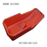 Snow Sledge/ Sled Red Toboggan (Made...