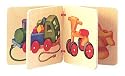 Vehicles Wooden Picture Book