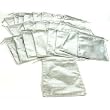 24 Pouches Silver Gift Bags Drawstring Jewelry Favor 5"