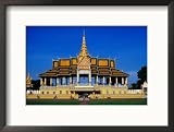 Chan Chaya Pavilion and Entrance to Royal Palace, Phnom Penh, Cambodia Collections Framed Photographic Poster Print by Richard I'Anson, 21x17