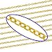 22K Gold Plated 2mm x 2.4mm Cable Chain - By The Foot