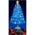 Beautiful 32" 80cm White Fibre Optic Christmas Tree New