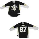 Boys NHL Pittsburgh Penguins Crosby #87 Hockey Jersey / Sweater - Black