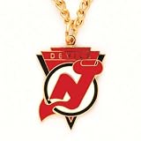 New Jersey Devils Official Logo Necklace