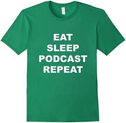 Men's Podcast Shirt | Podcaster Shirt | Podcast Gifts Medium Kelly Green