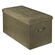 Yu Shan Seat Pad Storage Bench Sage