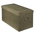 Yu Shan Seat Pad Storage Bench Sage
