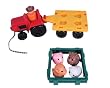 Tractor N Trailer Pull Along Farm Set