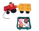 Tractor N Trailer Pull Along Farm Set
