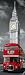 1art1 - 49148 - Poster de Porte - Londres - Big Ben et Bus Rouge - 158 X 53 cm