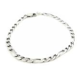 Gourmette Homme Argent "Adam" 21 cm 4 mm