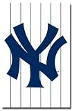 New York Yankees Logo Poster - Ny Symbol with Pinstripes 22x34